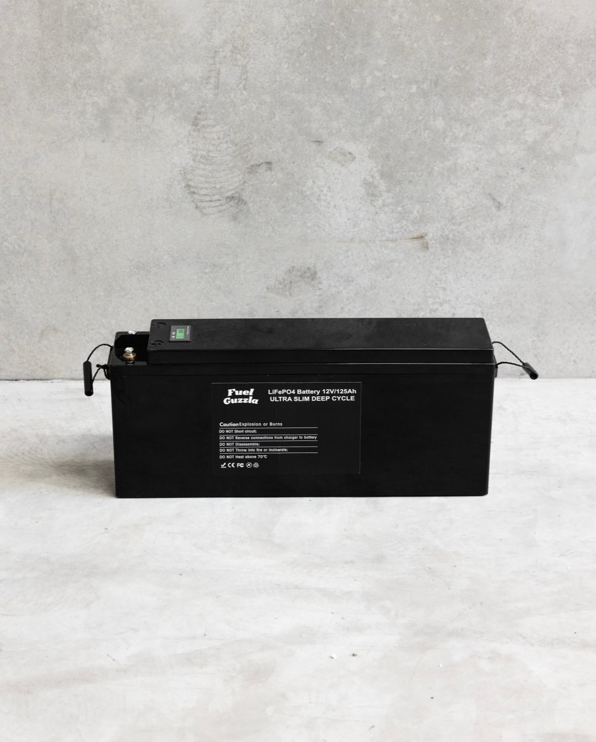 Fuel Guzzla 12V 125Ah Slimline Deep Cycle Lithium LiFePO4 Battery