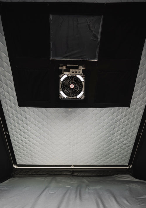 3 in 1 Solar Portable Fan, Light & Power Bank