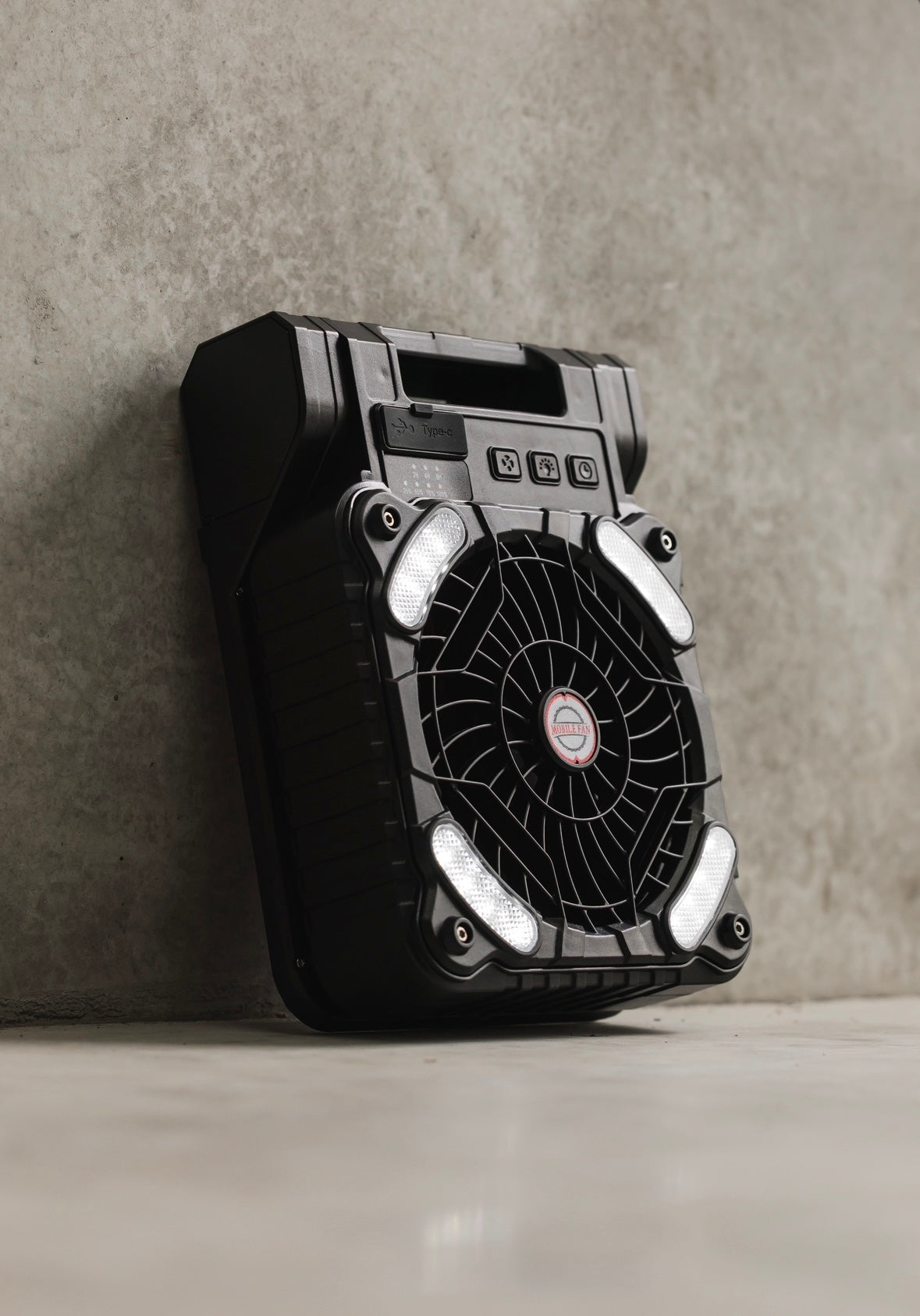 3 in 1 Solar Portable Fan, Light & Power Bank