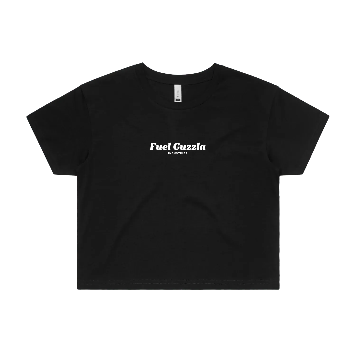 Black front flat lay