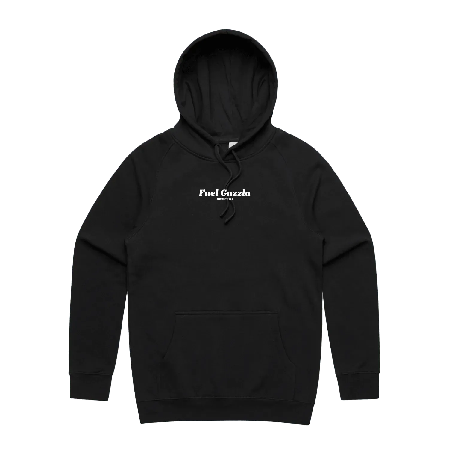 Black front flat lay