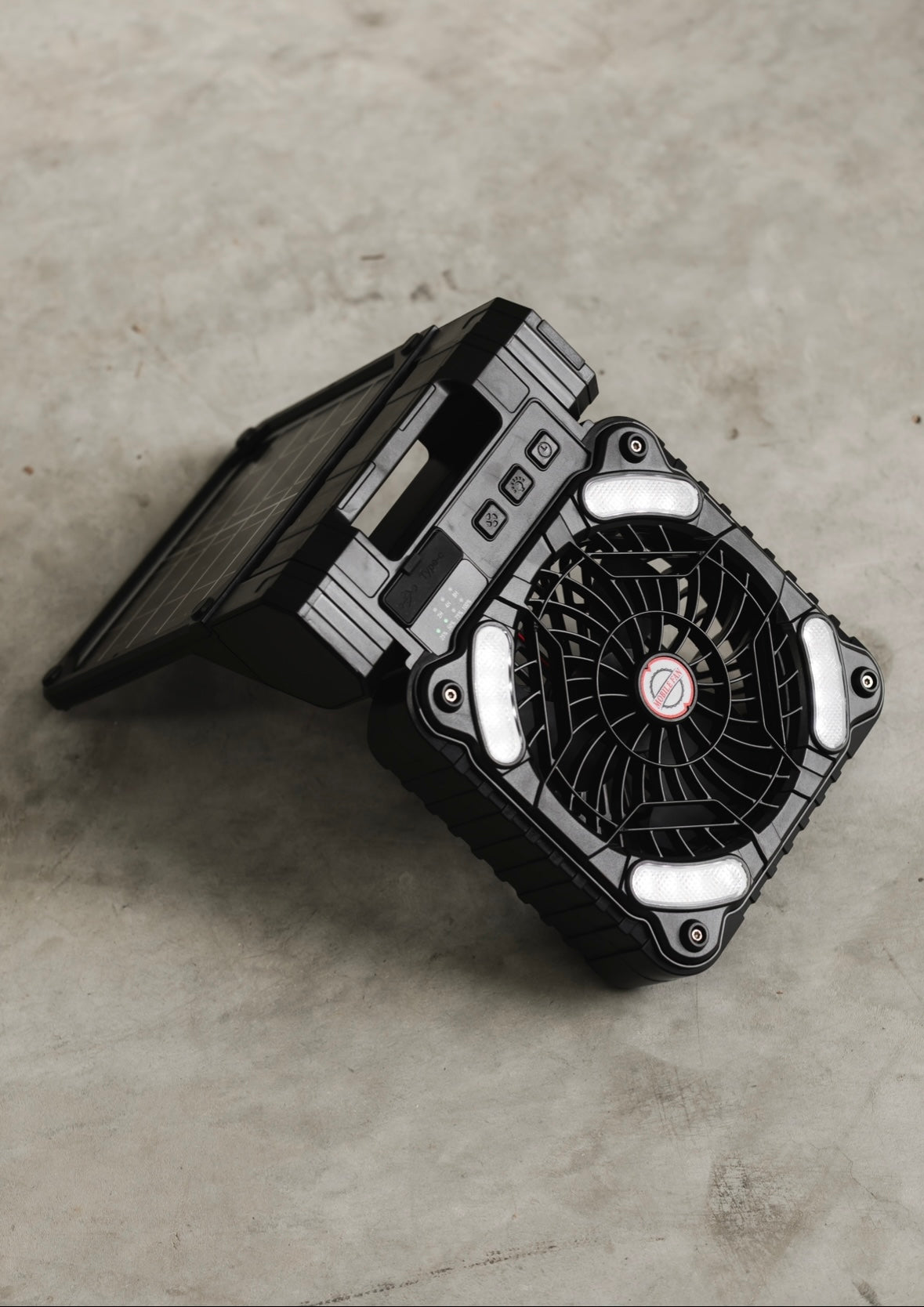 3 in 1 Solar Portable Fan, Light & Power Bank