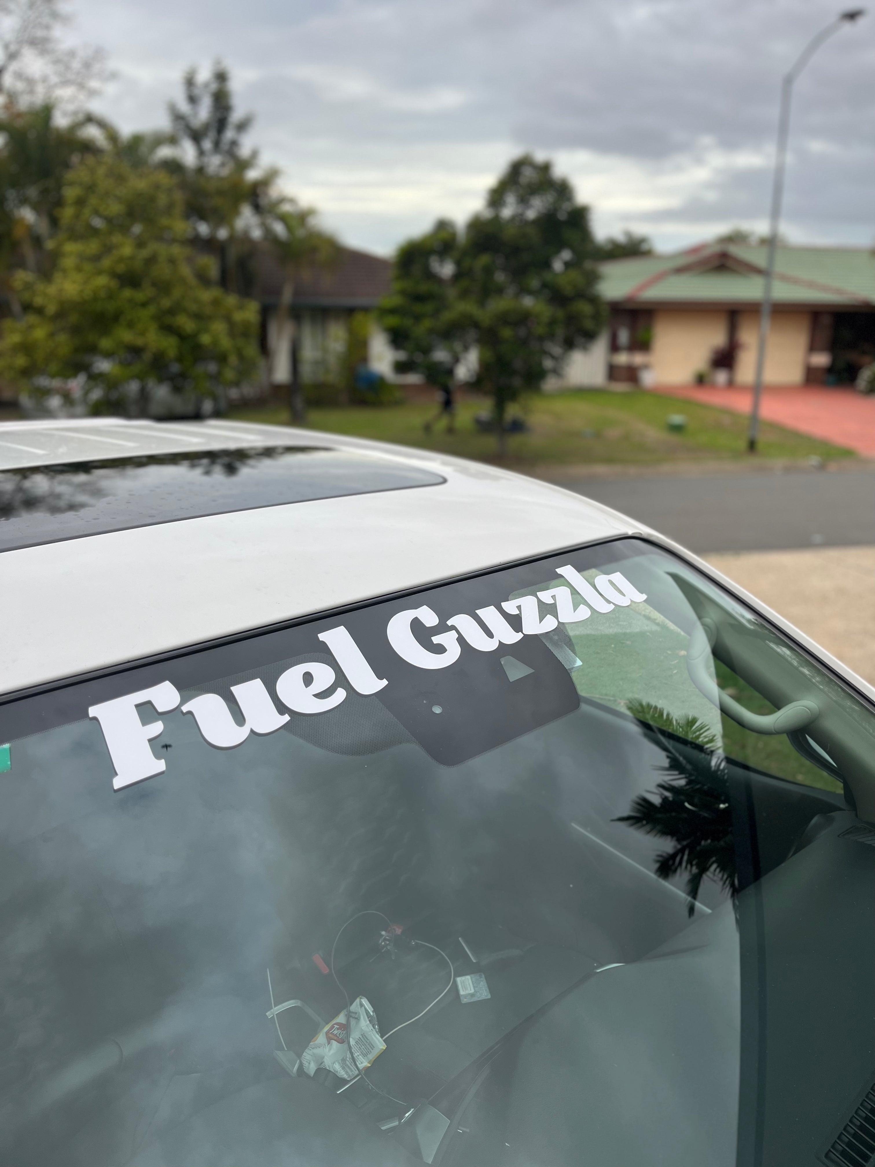 Fuel Guzzla Window Banner
