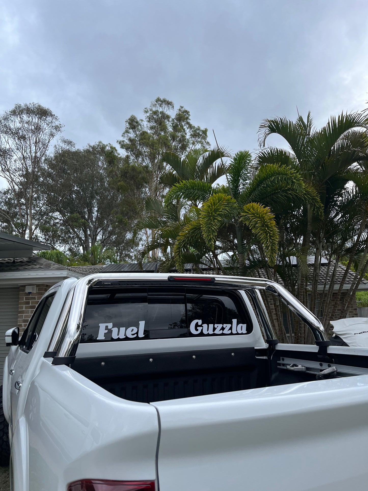 Fuel Guzzla Window Banner