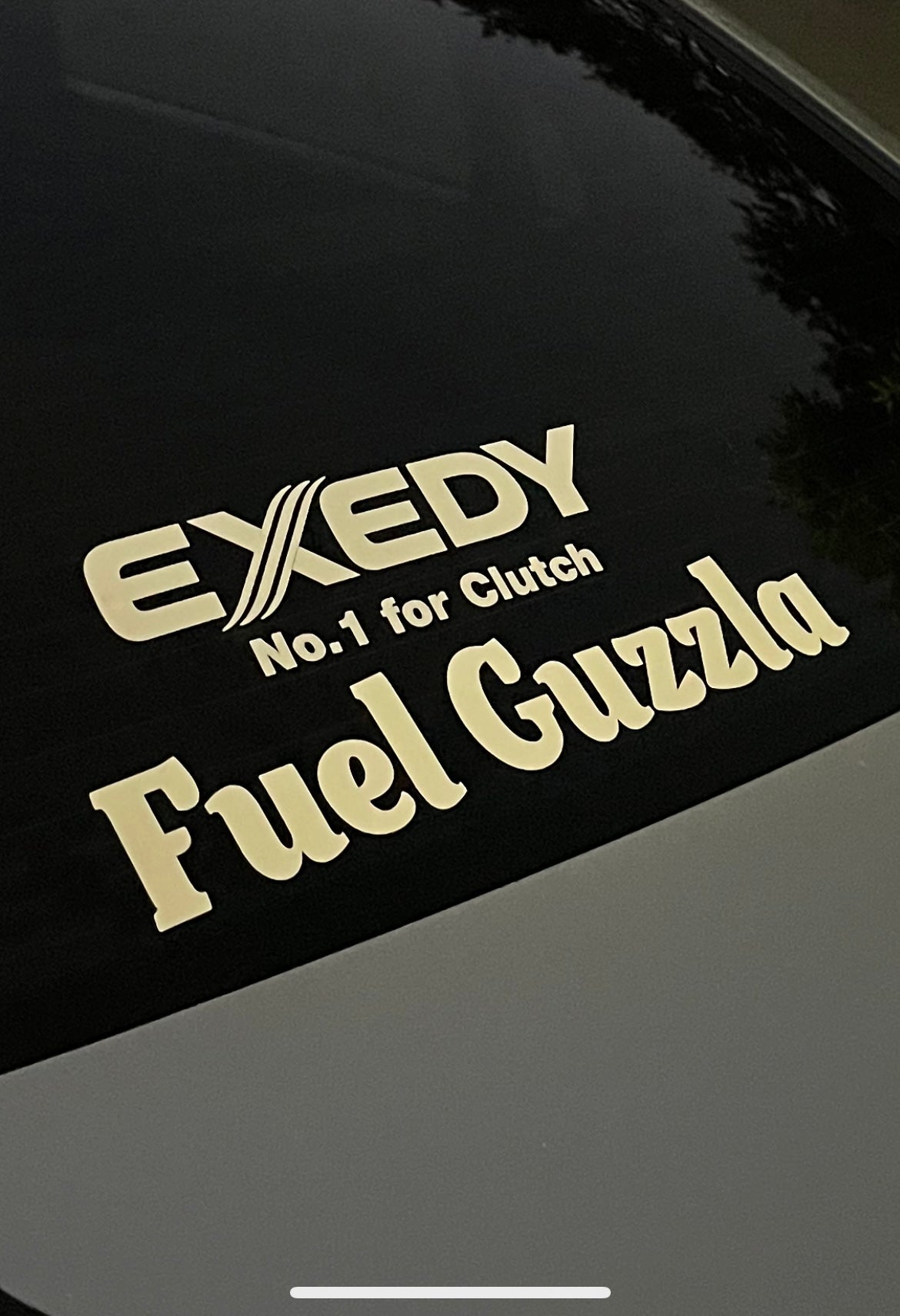 Medium Fuel Guzzla Window Banner