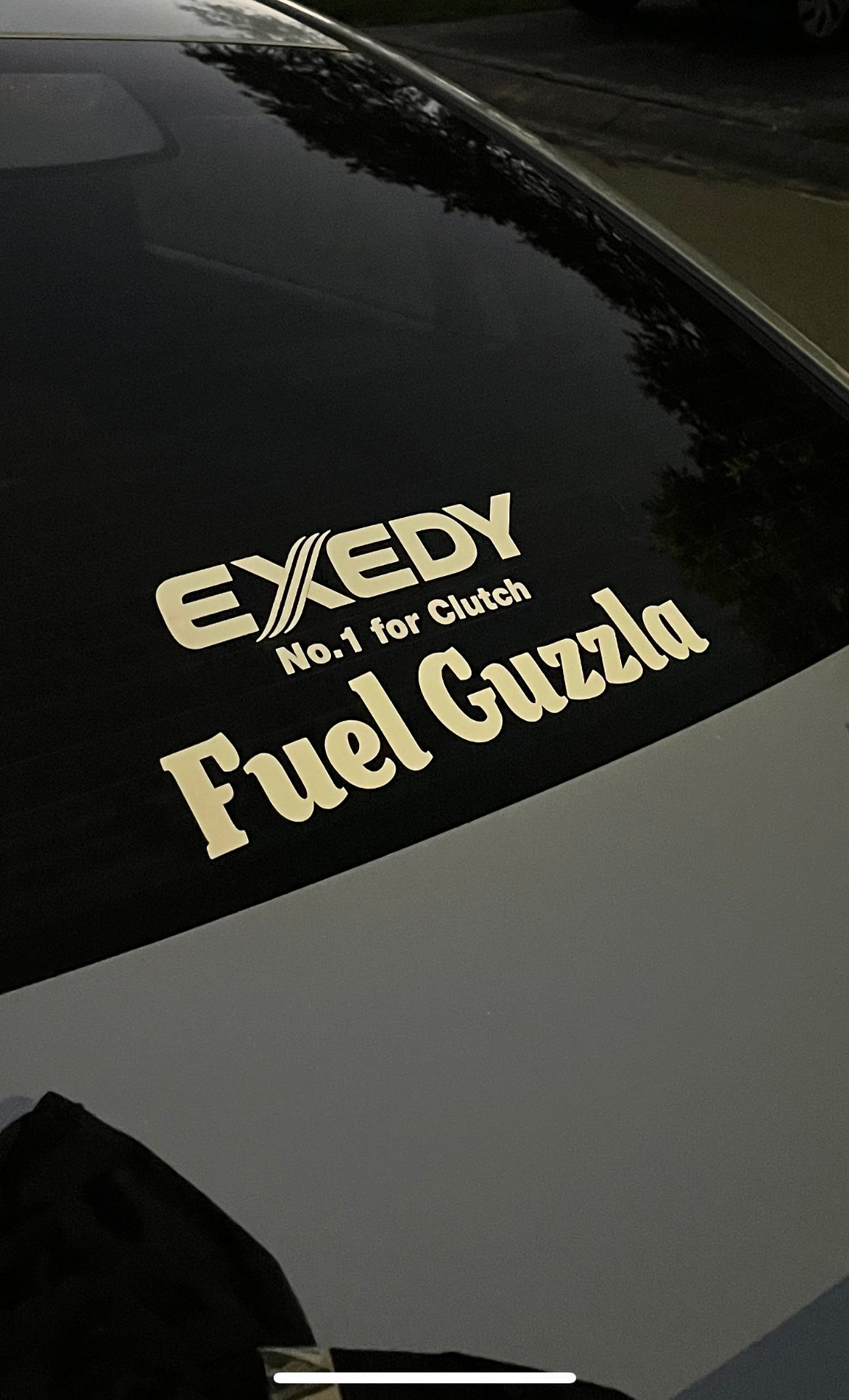 Medium Fuel Guzzla Window Banner