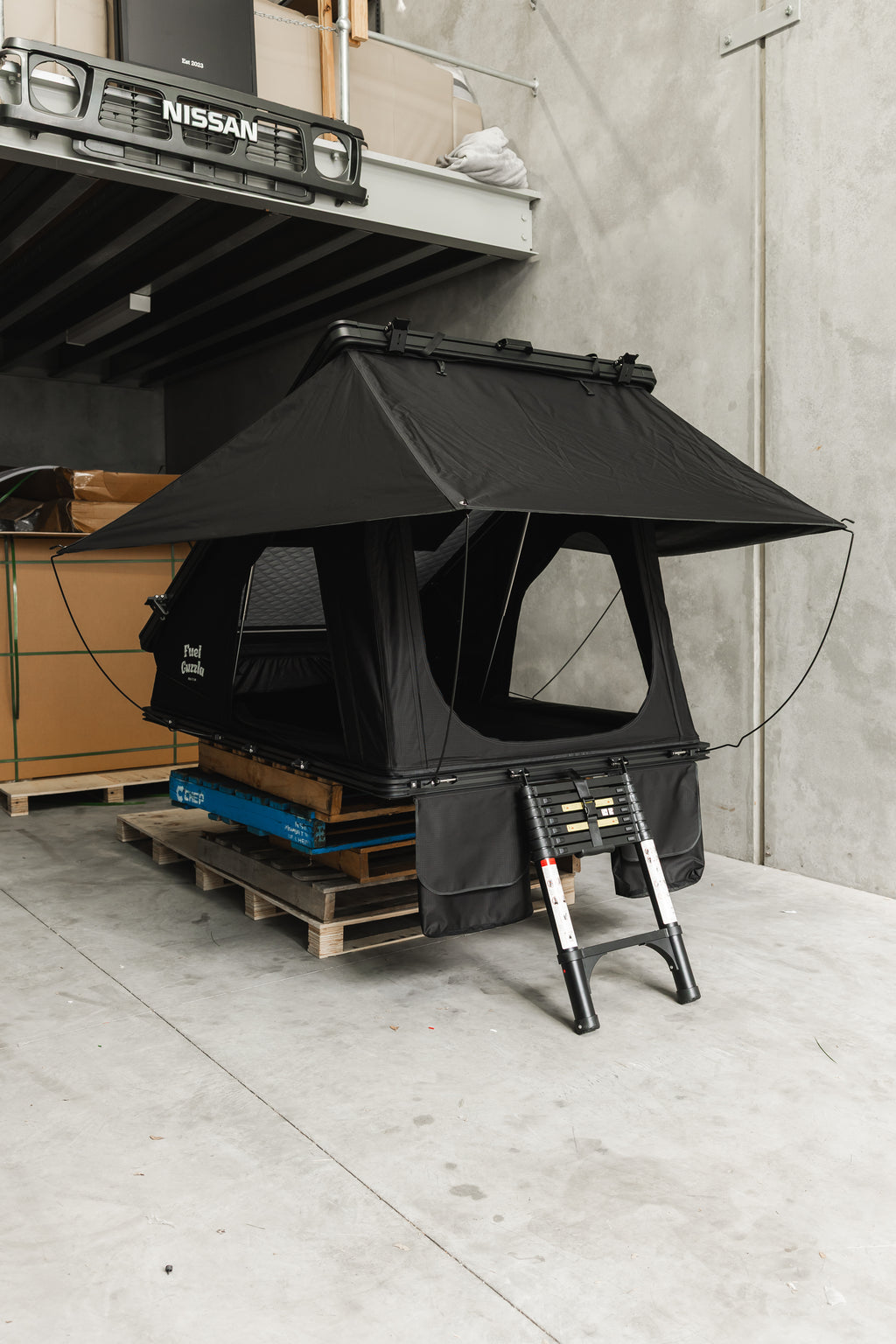Fuel Guzzla X HINGE Roof Top Tent V5