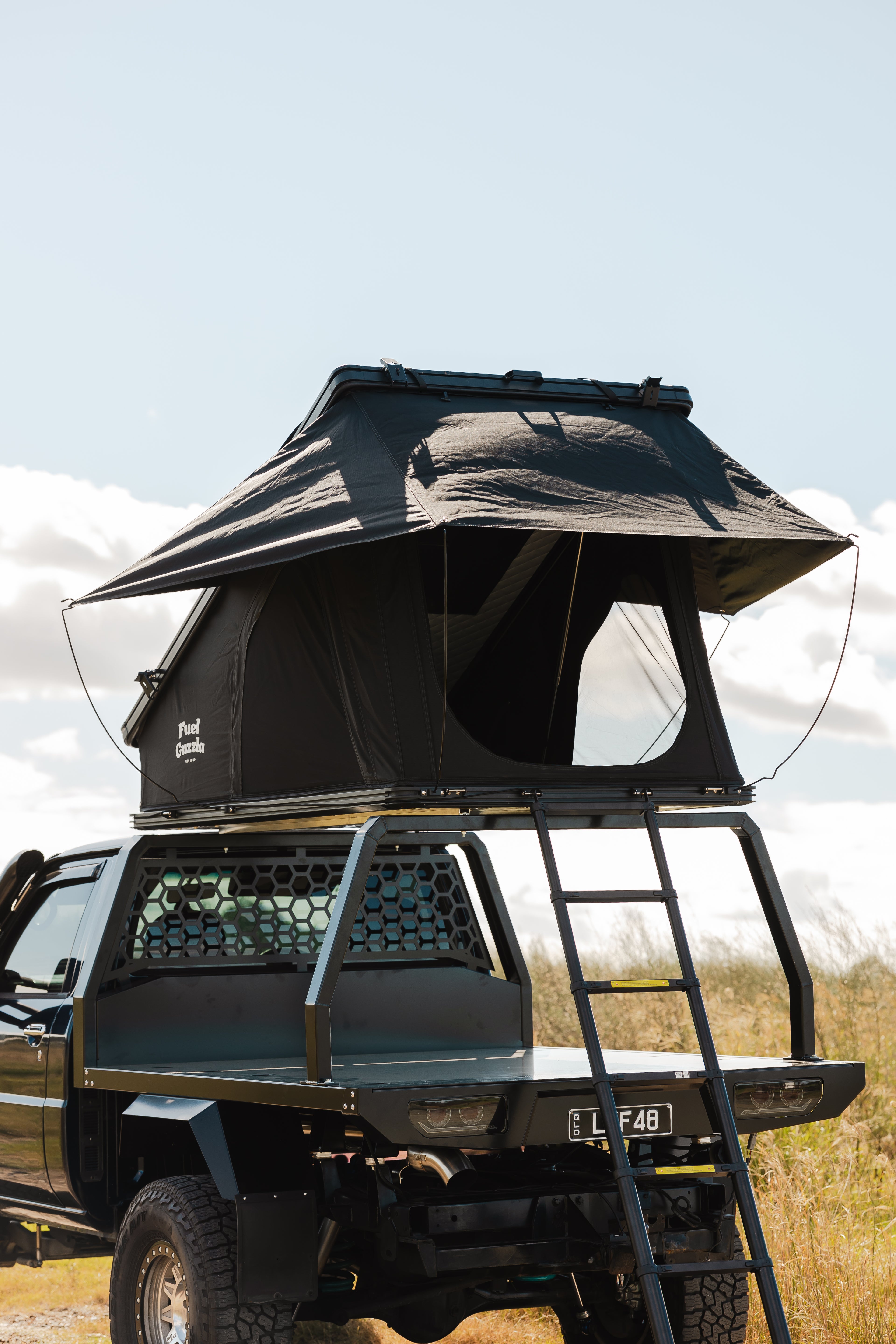 Fuel Guzzla X HINGE Roof Top Tent V5