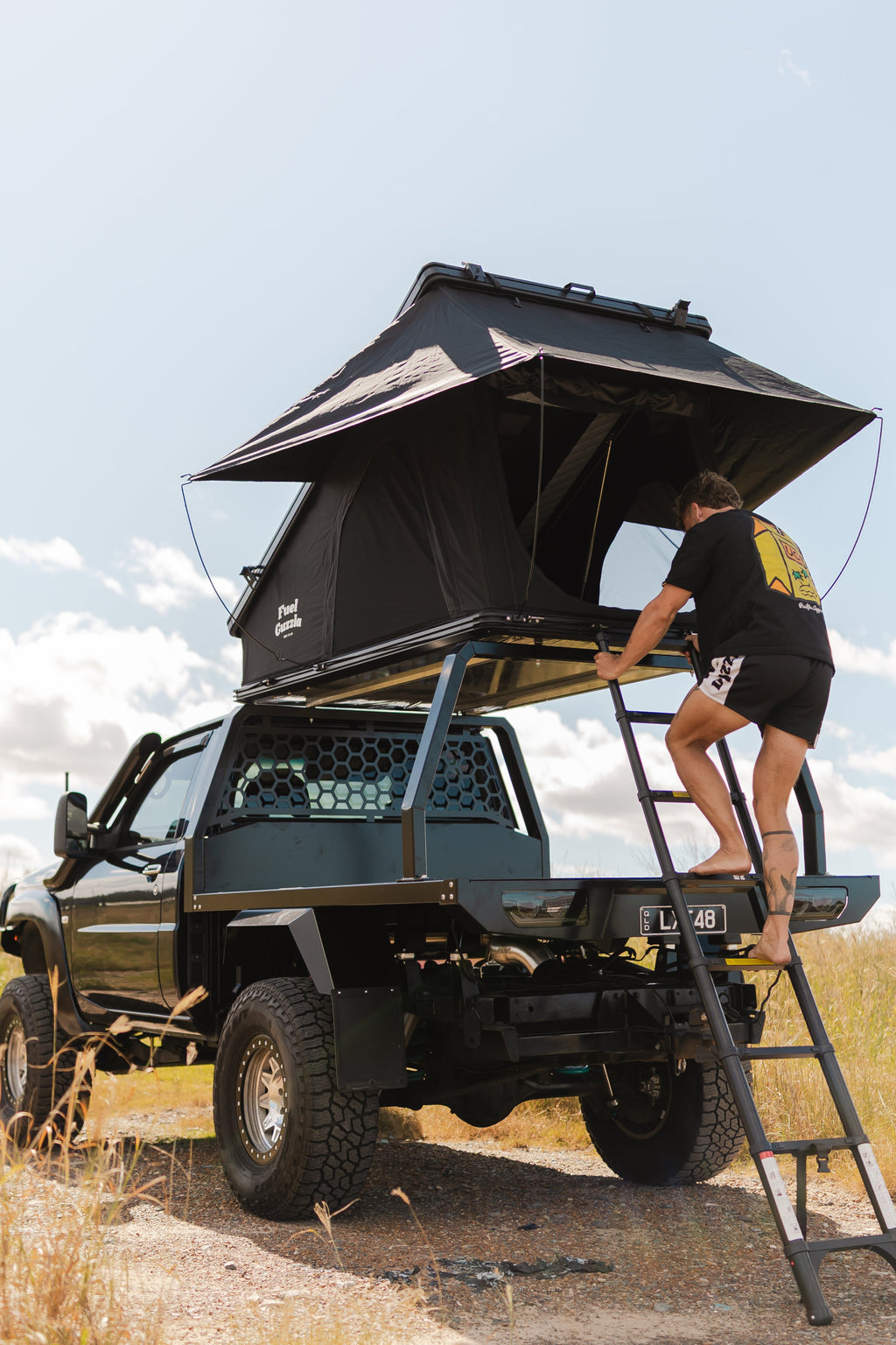 Fuel Guzzla X HINGE Roof Top Tent V5