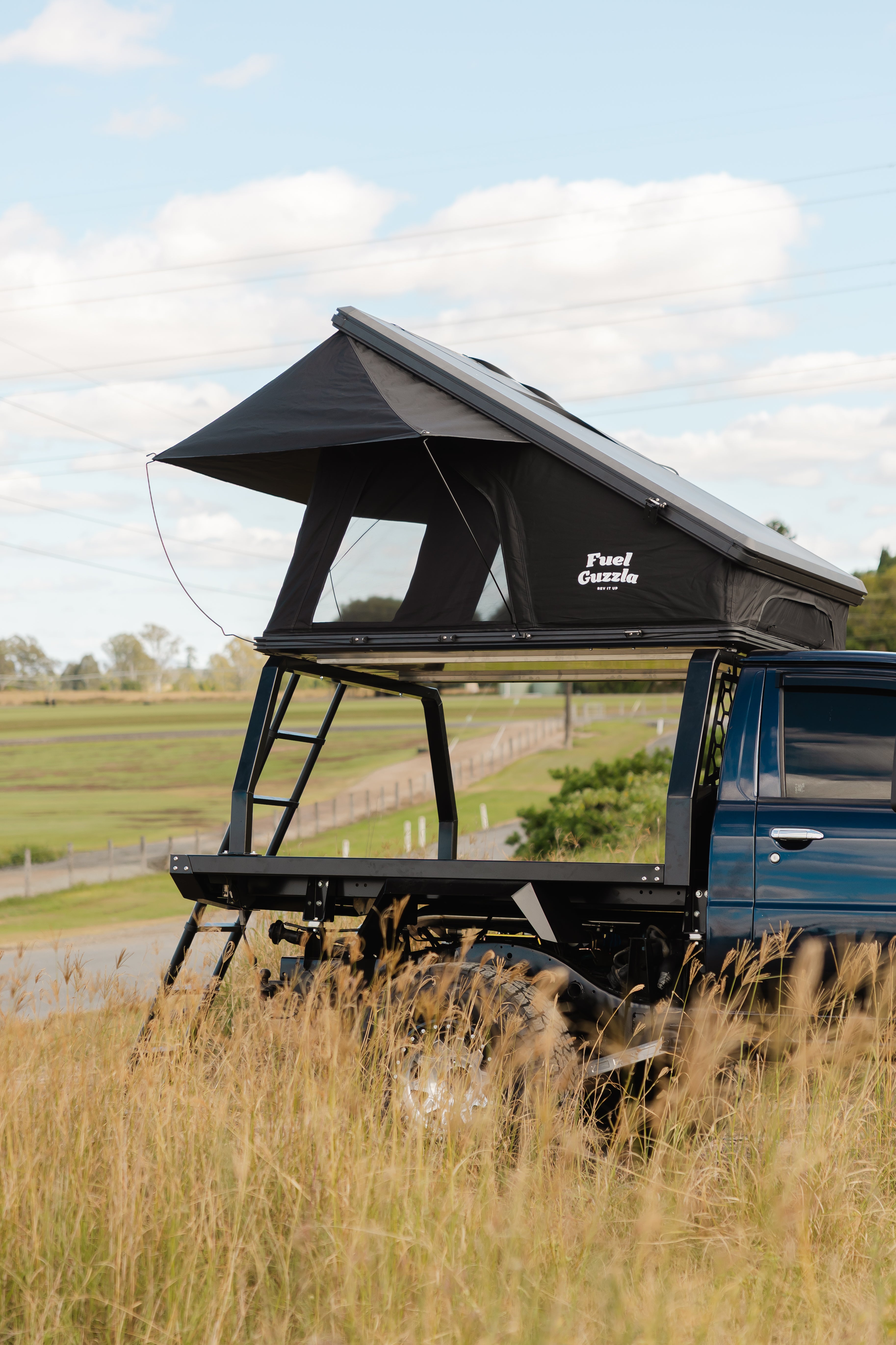Fuel Guzzla X HINGE Roof Top Tent V5