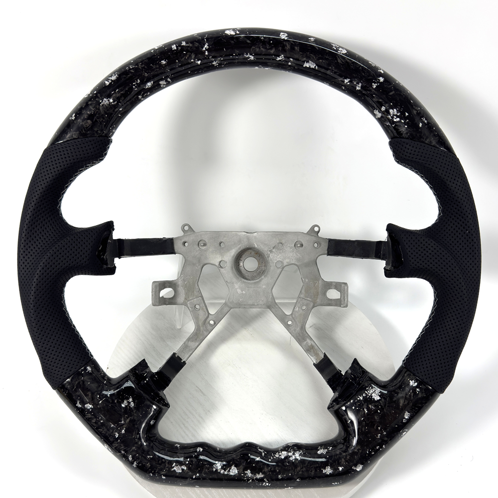 Patrol Carbon Fibre & Black Leather Steering Wheel Upgrade