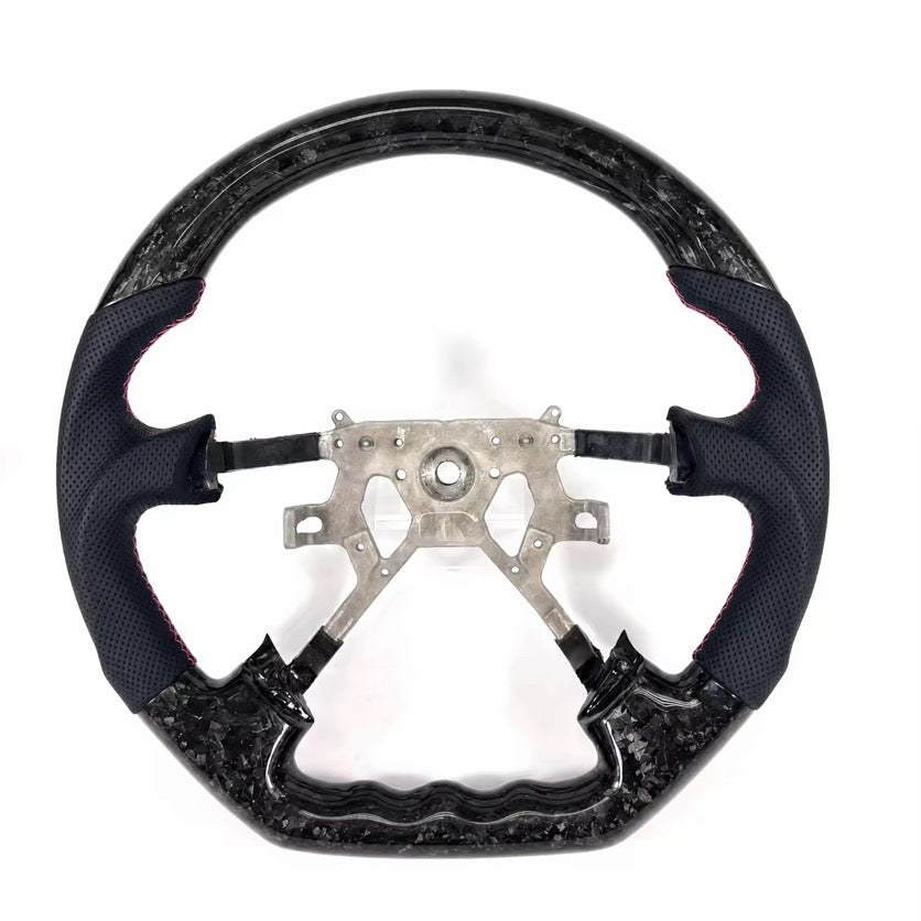 FORGED Patrol Carbon Fibre & Leather Steering Wheel Upgrade