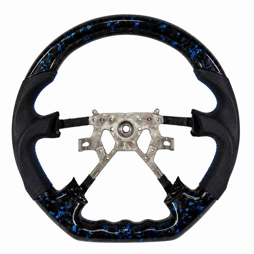 FORGED Patrol Carbon Fibre & Leather Steering Wheel Upgrade